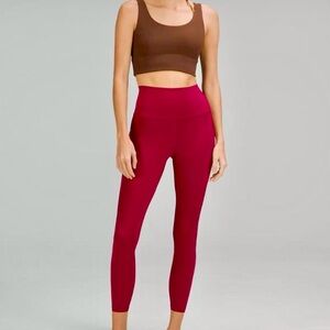 Lululemon pomegranate align tight
